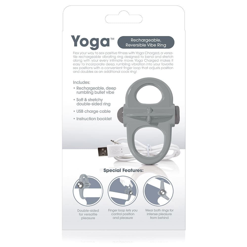 Screaming O - Charged Cock Rings Screaming O Charged Yoga Vibrating Cock Ring - Grey