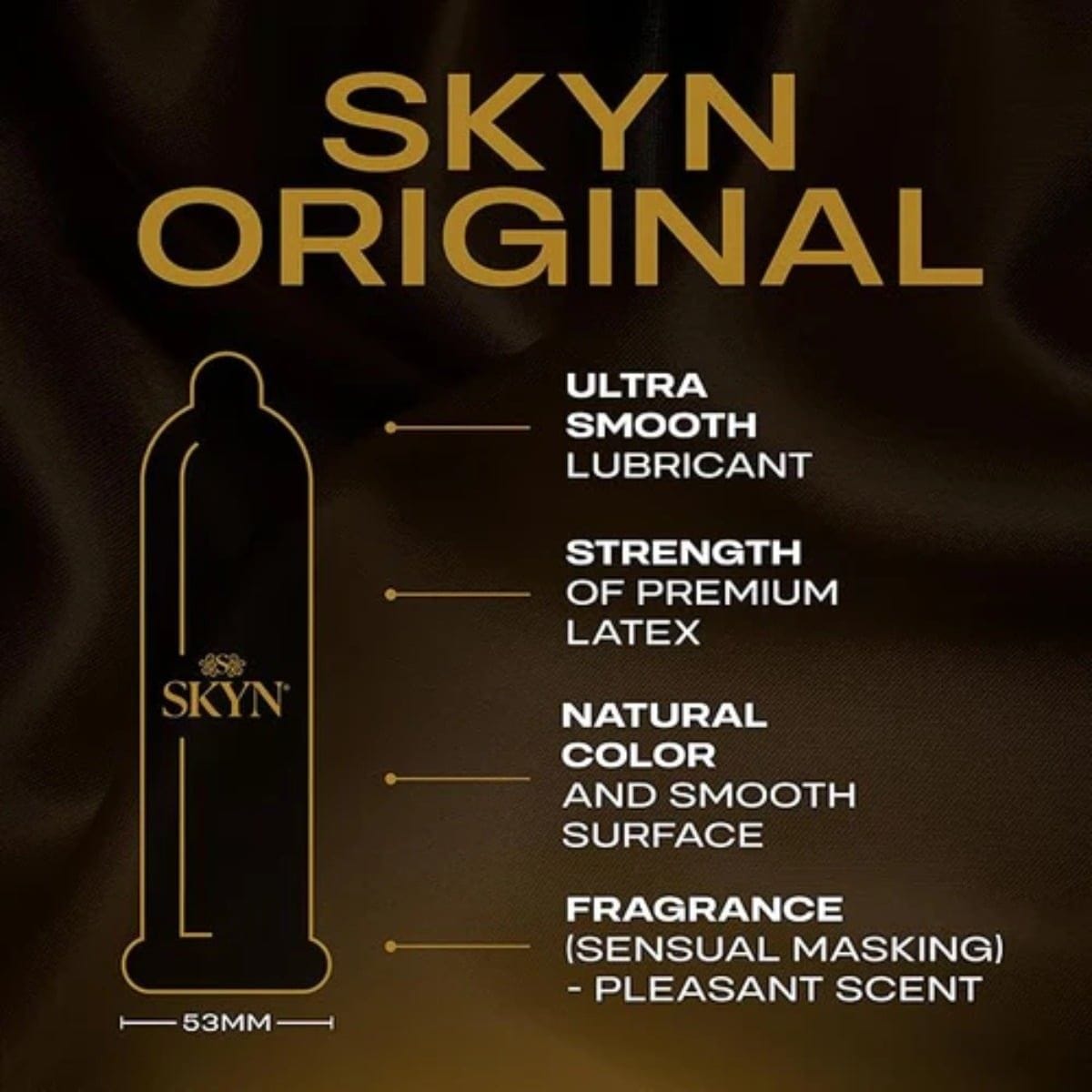 Skyn Condoms 40 Skyn Original Latex Free Condoms - Lubricated, Latex, Protection Adult