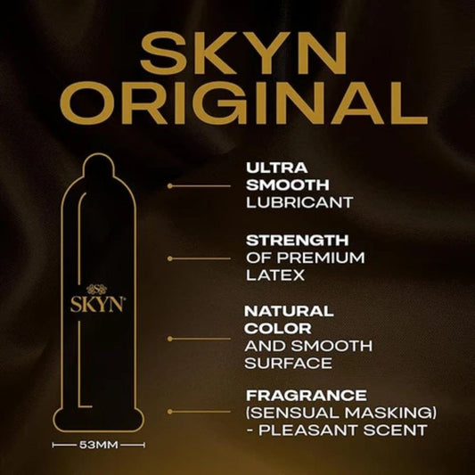 Skyn Condoms 40 Skyn Original Latex Free Condoms - Lubricated, Latex, Protection Adult