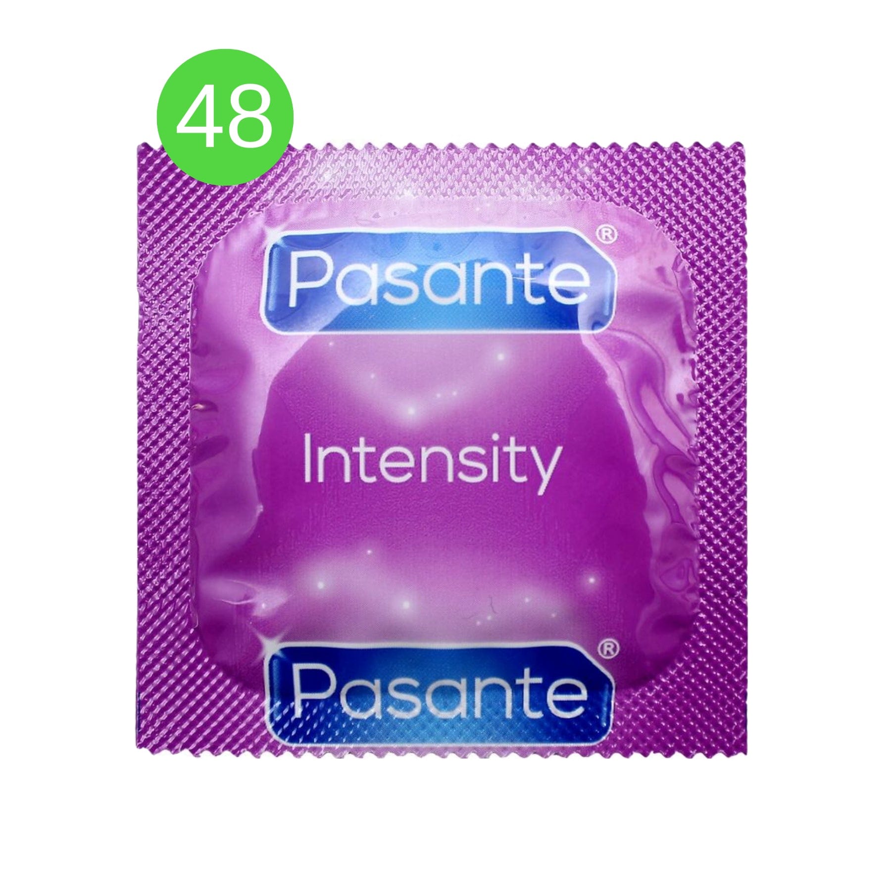 Spanksy Condoms Pasante Condoms Intensity Ribbed Ribs & Dots CE Marked Vegan Friendly