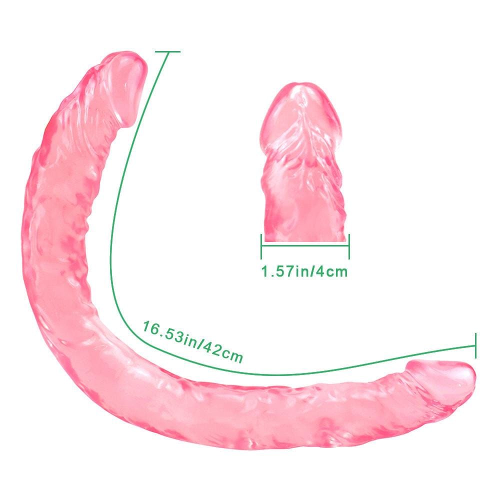 Spanksy Double Ended Dildos Spanksy 16" Double Ended Dildo in Pink