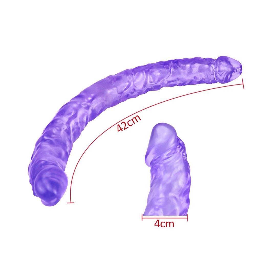 Spanksy Double Ended Dildos Spanksy 16" Double Ended Dildo in Purple
