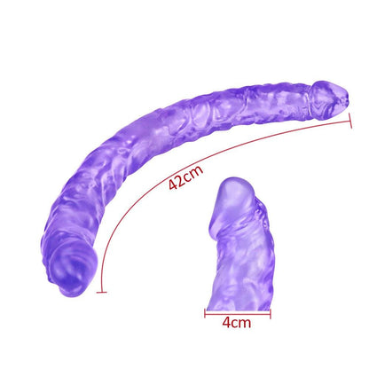 Spanksy Double Ended Dildos Spanksy 16" Double Ended Dildo in Purple