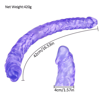 Spanksy Double Ended Dildos Spanksy 16" Double Ended Dildo in Purple