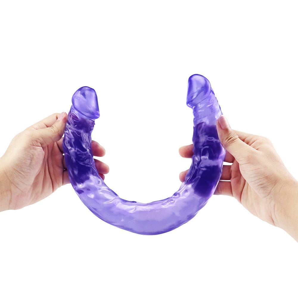 Spanksy Double Ended Dildos Spanksy 16" Double Ended Dildo in Purple