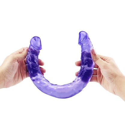 Spanksy Double Ended Dildos Spanksy 16" Double Ended Dildo in Purple