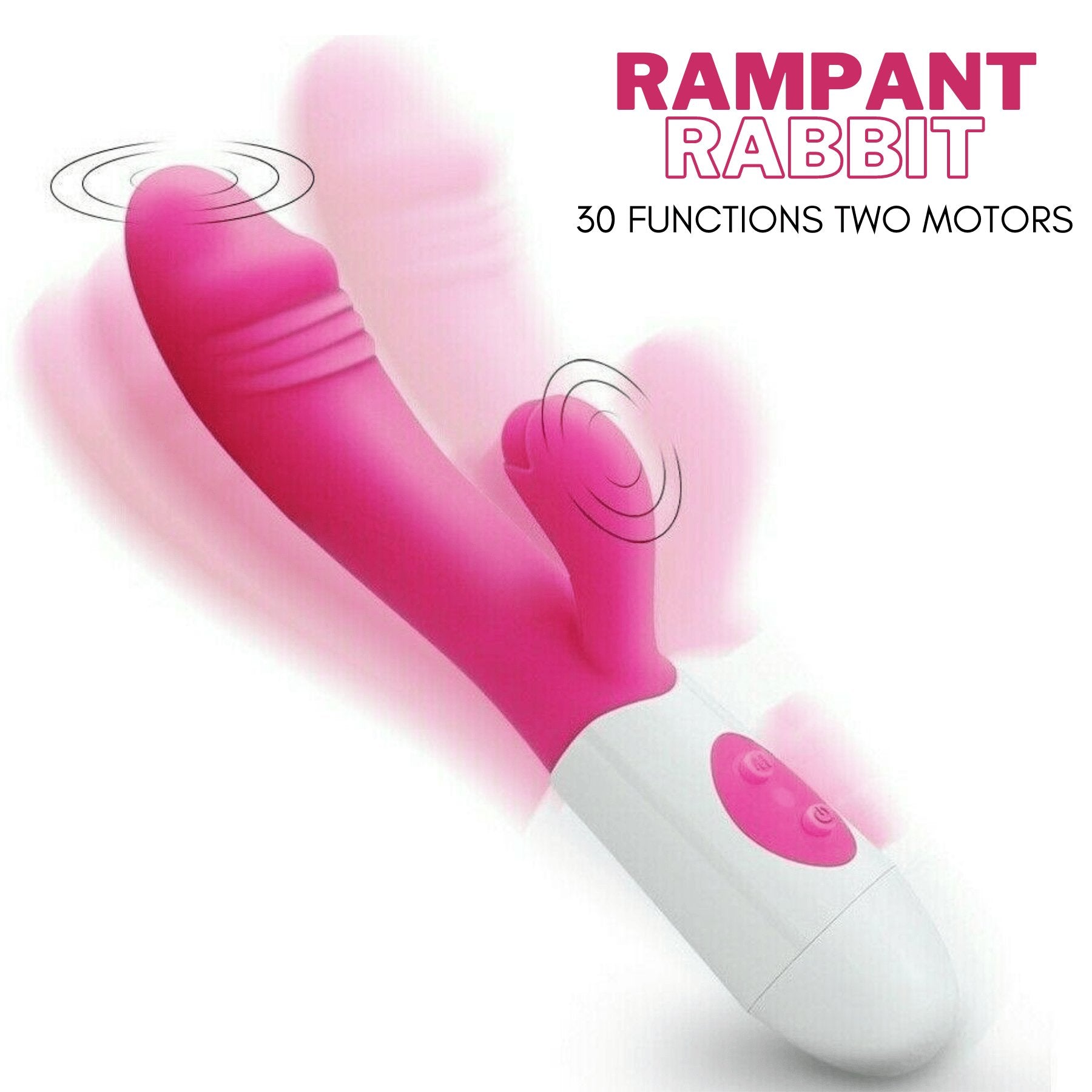 Spanksy Rabbit Vibrators Spanksy Silicone Rabbit Vibrator 30 Function Waterproof