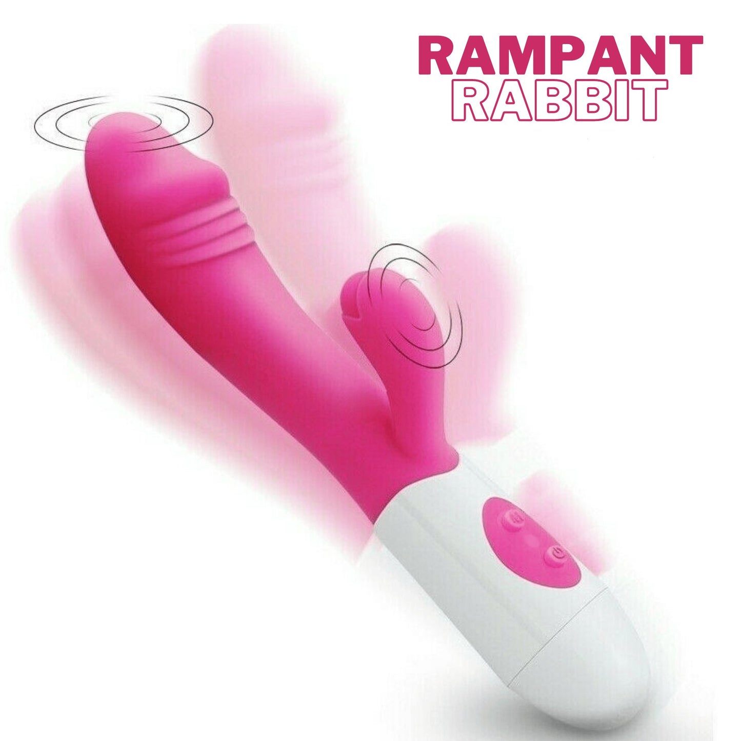 Spanksy Rabbit Vibrators Spanksy Silicone Rabbit Vibrator 30 Function Waterproof