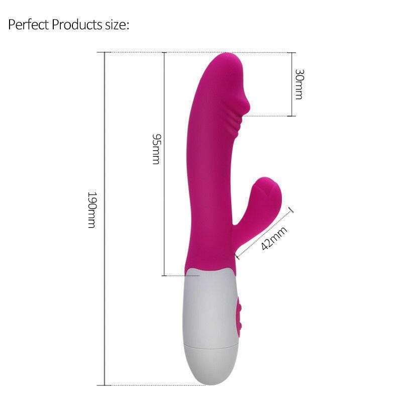 Spanksy Rabbit Vibrators Spanksy Silicone Rabbit Vibrator 30 Function Waterproof