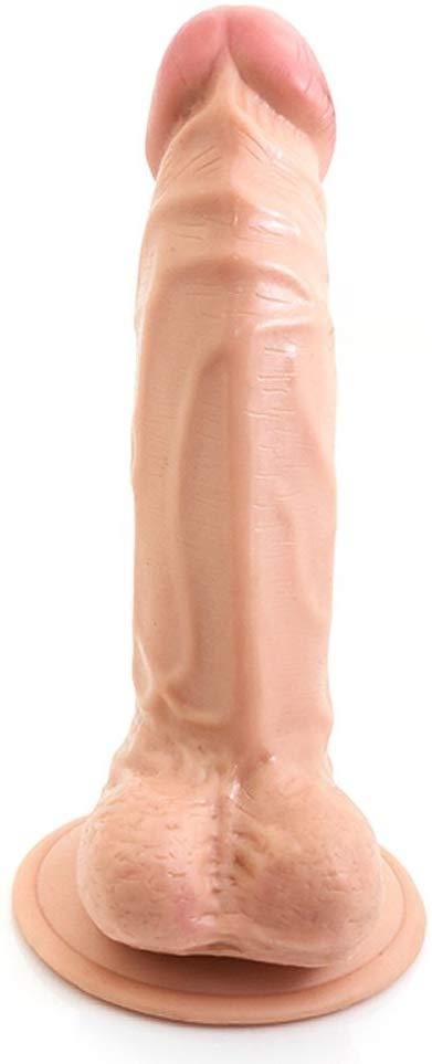 Spanksy Realistic Dildos Life Like Lover  7" Suction Cup Dildo in Nude