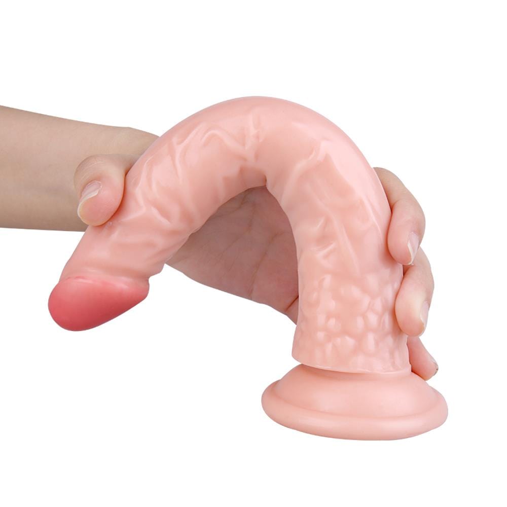 Spanksy Realistic Dildos Spanksy 8" Slim Suction Base Dildo Flesh