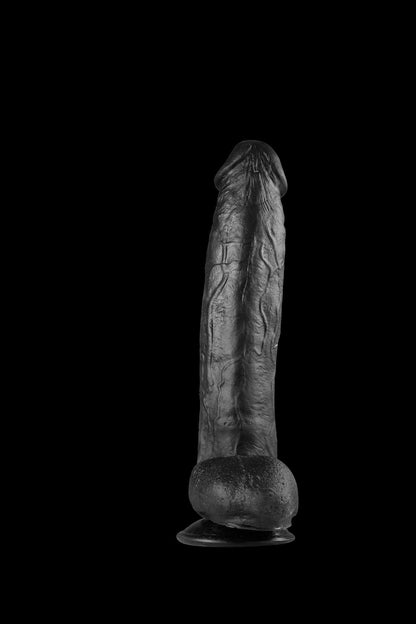 Spanksy Realistic Dildos Spanksy Huge 12" Suction Base Dildo in Black