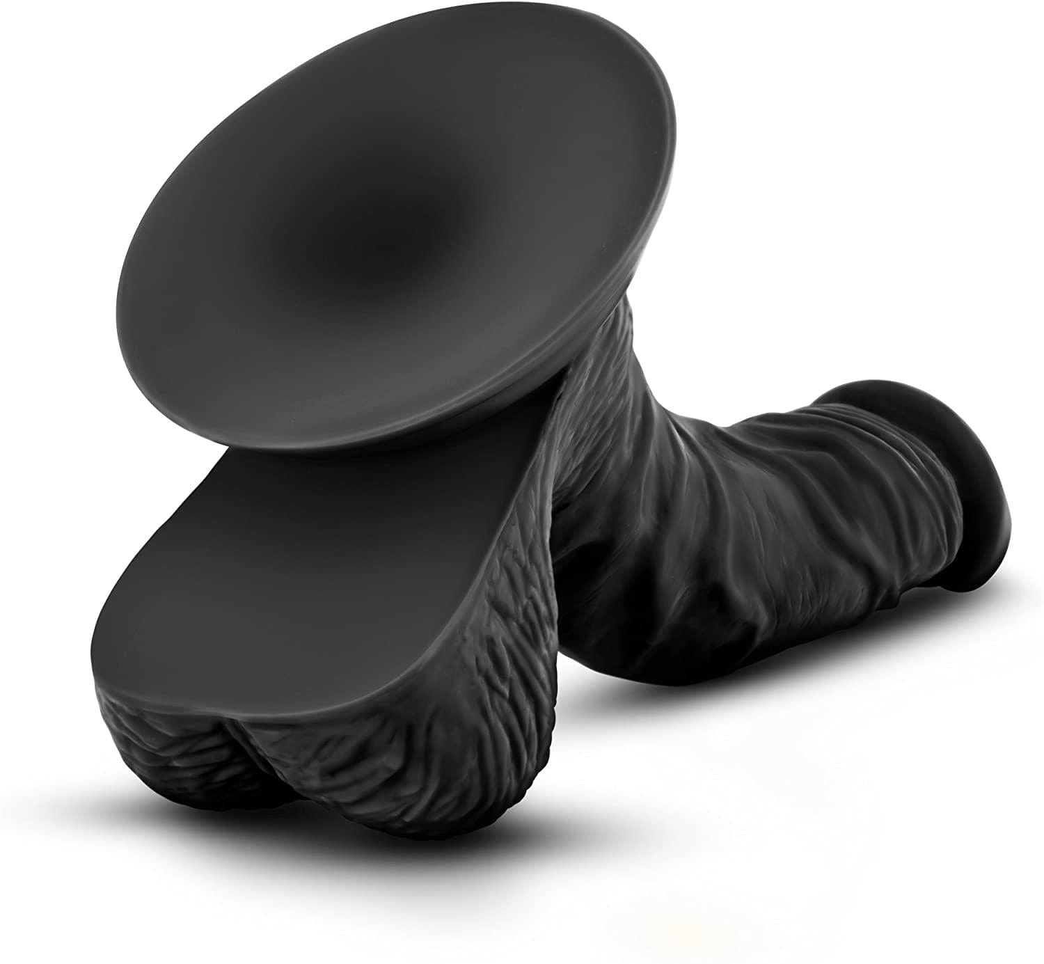 Spanksy Realistic Dildos Spanksy Perfect Curved 6.5" Suction Base Dildo in Black