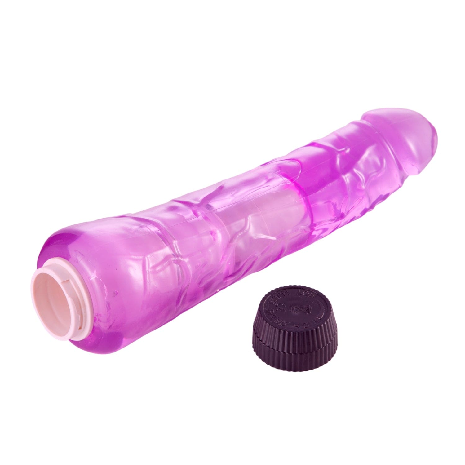 Spanksy Realistic Vibrators Big Vibrating Dildo Sex Toy 9 Inch Large Girth Purple Vibrator Purple