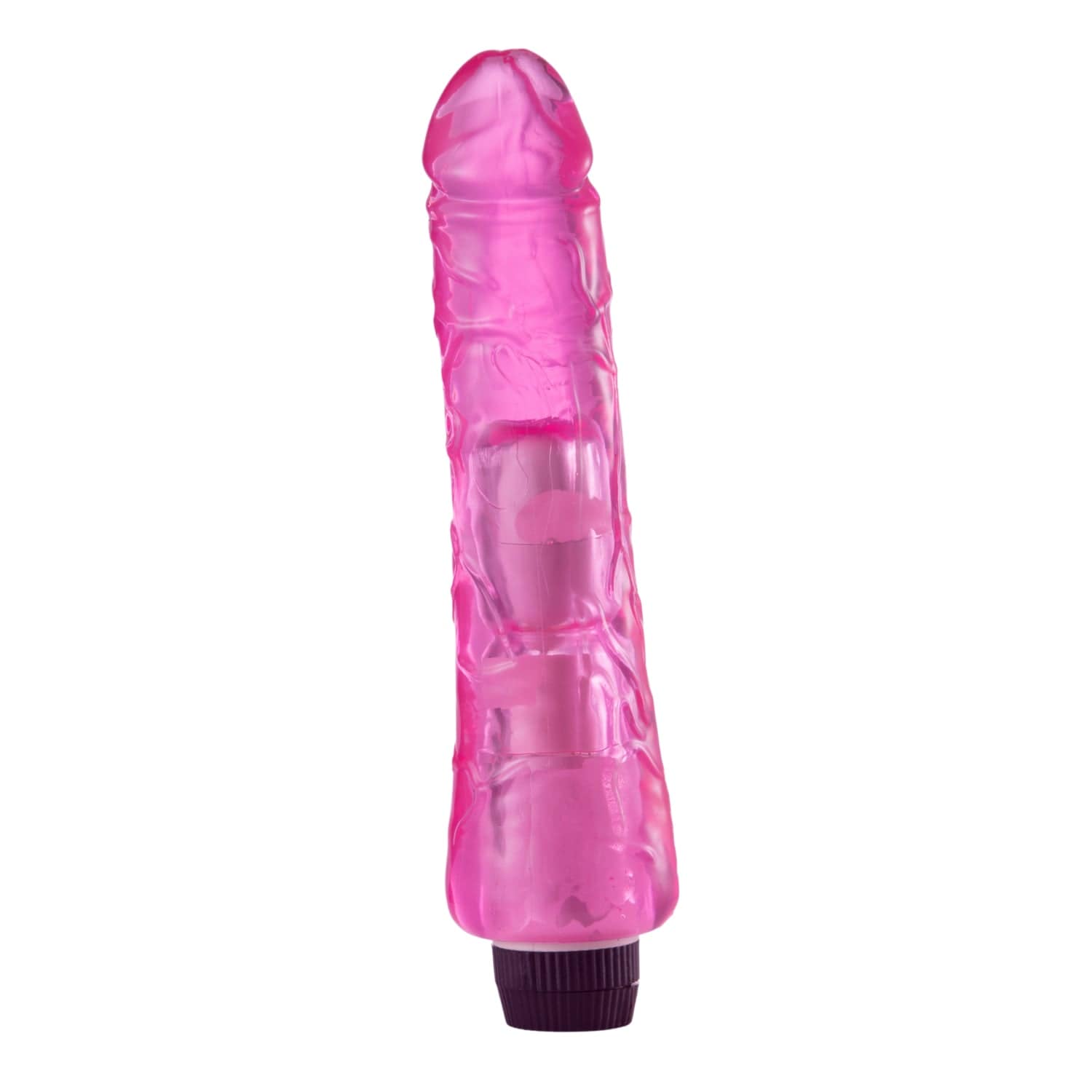 Spanksy Realistic Vibrators Big Vibrating Dildo Sex Toy Pink 9 Inch Large Girth Vibrator Pink