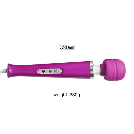 Spanksy Wand Vibrators Spanksy Wand Vibrator Massager 10 Speed Purple UK Mains Plug