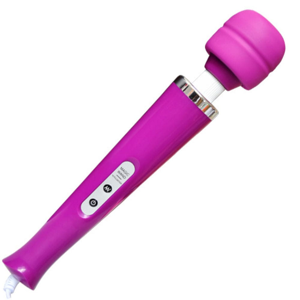 Spanksy Wand Vibrator Massager 10 Speed Purple UK Mains Plug - Spanksy