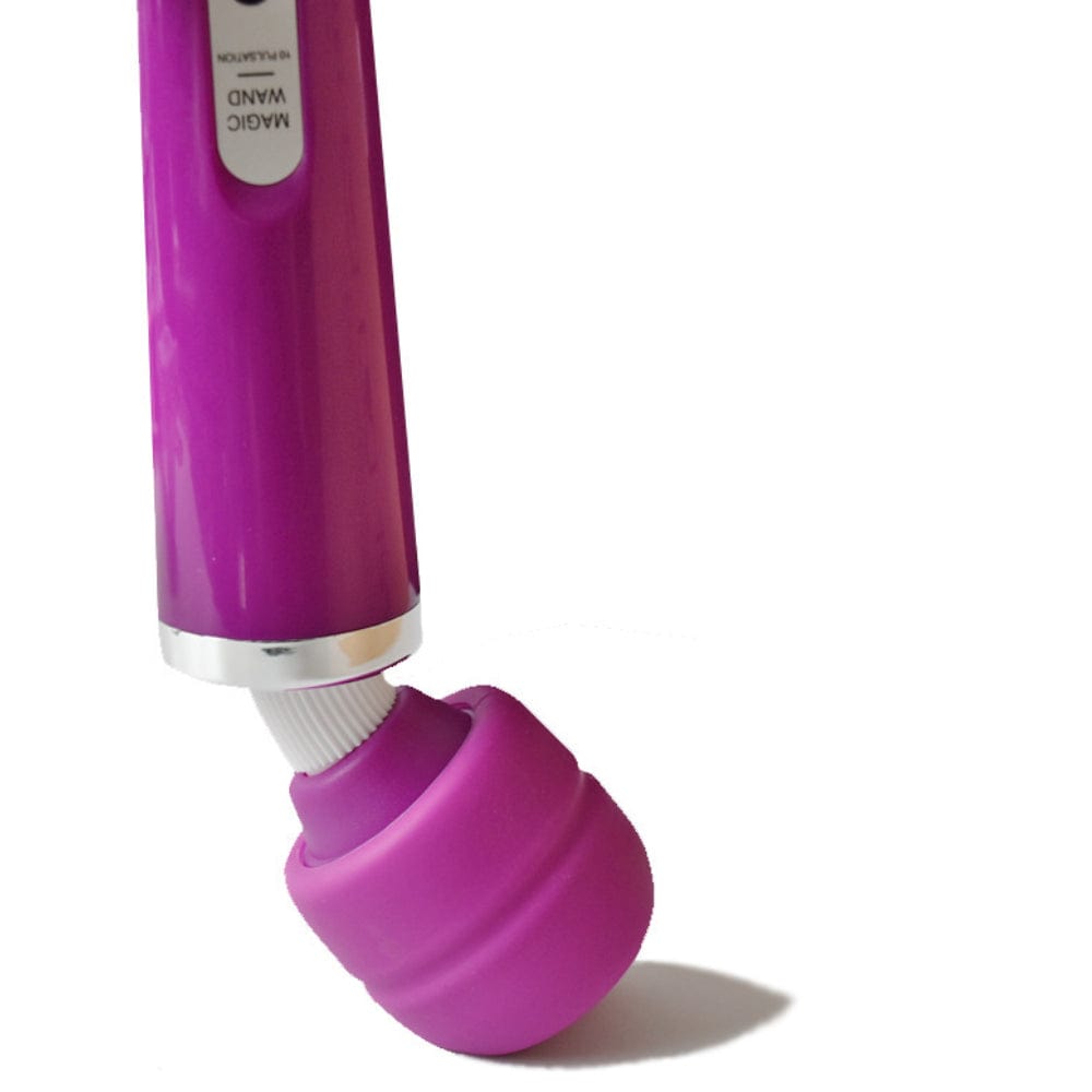 Spanksy Wand Vibrator Massager 10 Speed Purple UK Mains Plug - Spanksy