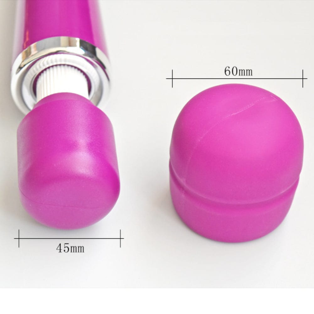 Spanksy Wand Vibrator Massager 10 Speed Purple UK Mains Plug - Spanksy