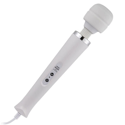 Spanksy Wand Vibrator Massager 10 Speed White UK Mains Plug - Spanksy