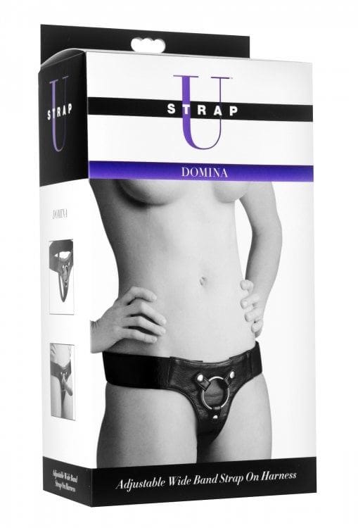 Strap U Strap On Dildo & Harness Domina Adjustable Wide Band Strap On Harness - Adjustable Straps, Comfortable