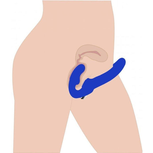 Strap U Strap On Dildo & Harness Revolver II Vibrating Strapless Strap On Dildo - strapless design, vibrating