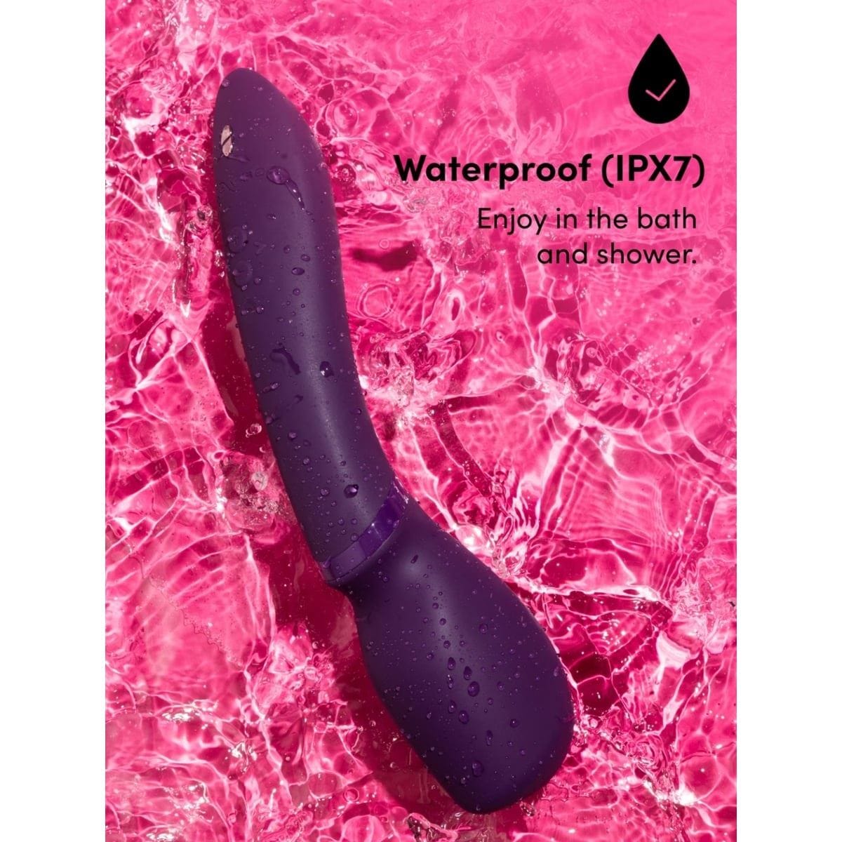 We-Vibe Wand Vibrators We-Vibe Wand 2 Wand Vibrator Purple - Multiple Vibration Modes