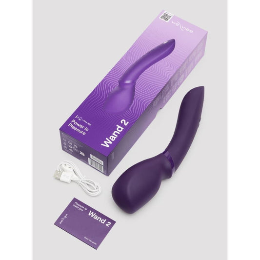 We-Vibe Wand Vibrators We-Vibe Wand 2 Wand Vibrator Purple - Multiple Vibration Modes