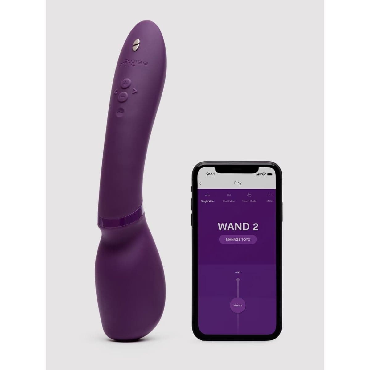 We-Vibe Wand Vibrators We-Vibe Wand 2 Wand Vibrator Purple - Multiple Vibration Modes