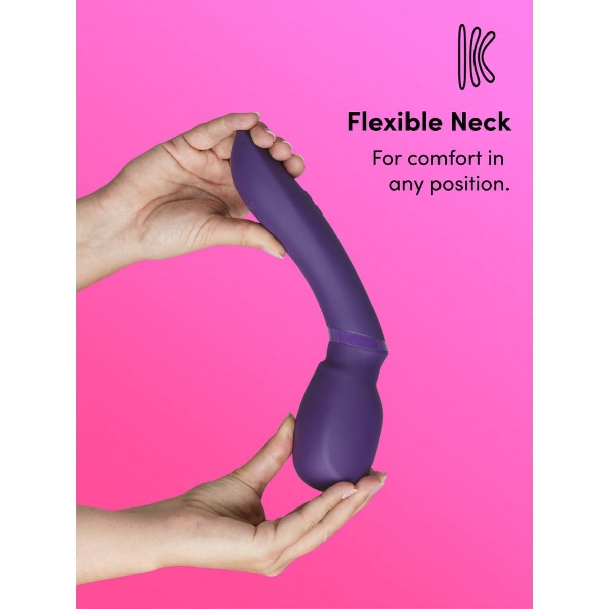 We-Vibe Wand Vibrators We-Vibe Wand 2 Wand Vibrator Purple - Multiple Vibration Modes