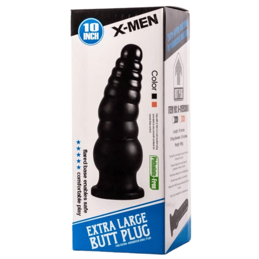 XMEN Butt Plugs Fantasy Big Black Anal Butt Plug Thick Tentacle Dildo Anal Sex Toy 10 Inch