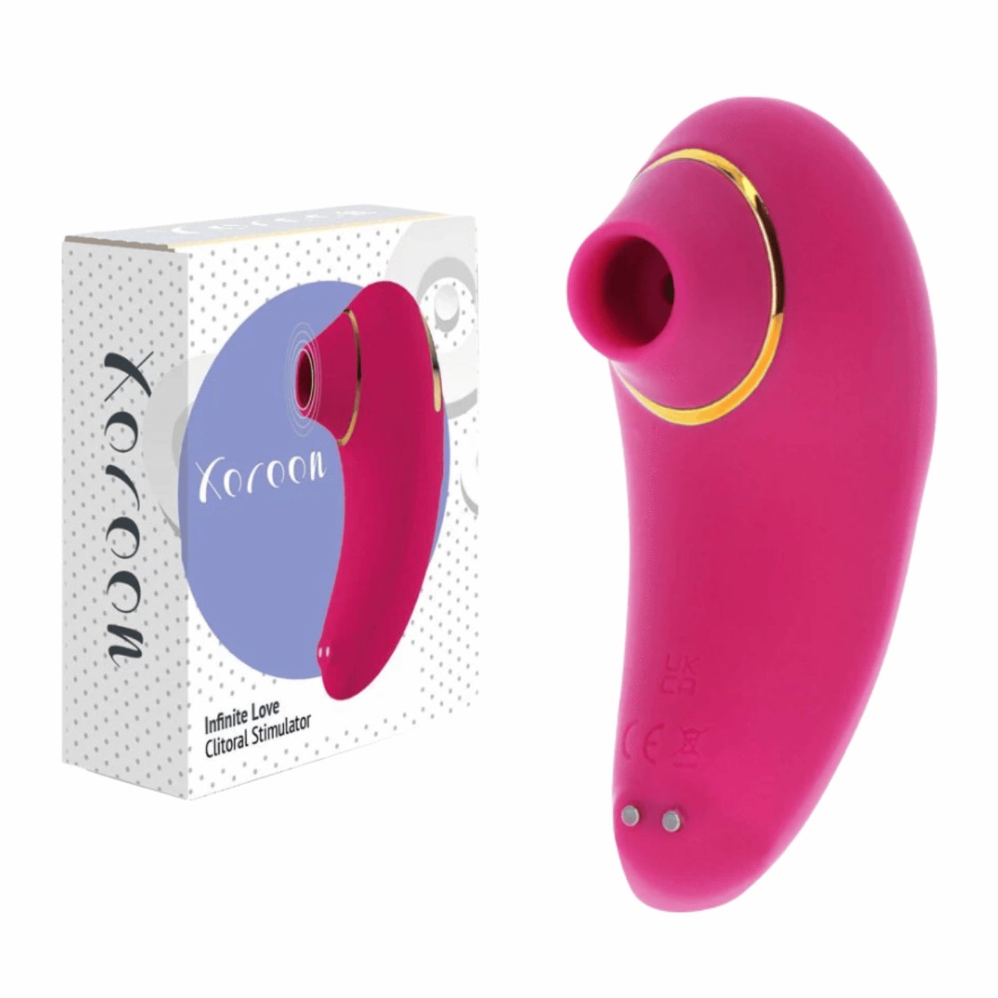 Xocoon Clitoral Vibrators Xocoon Infinite Love Clitoral Stimulator USB Rechargeable Silicone 9 Modes Pink