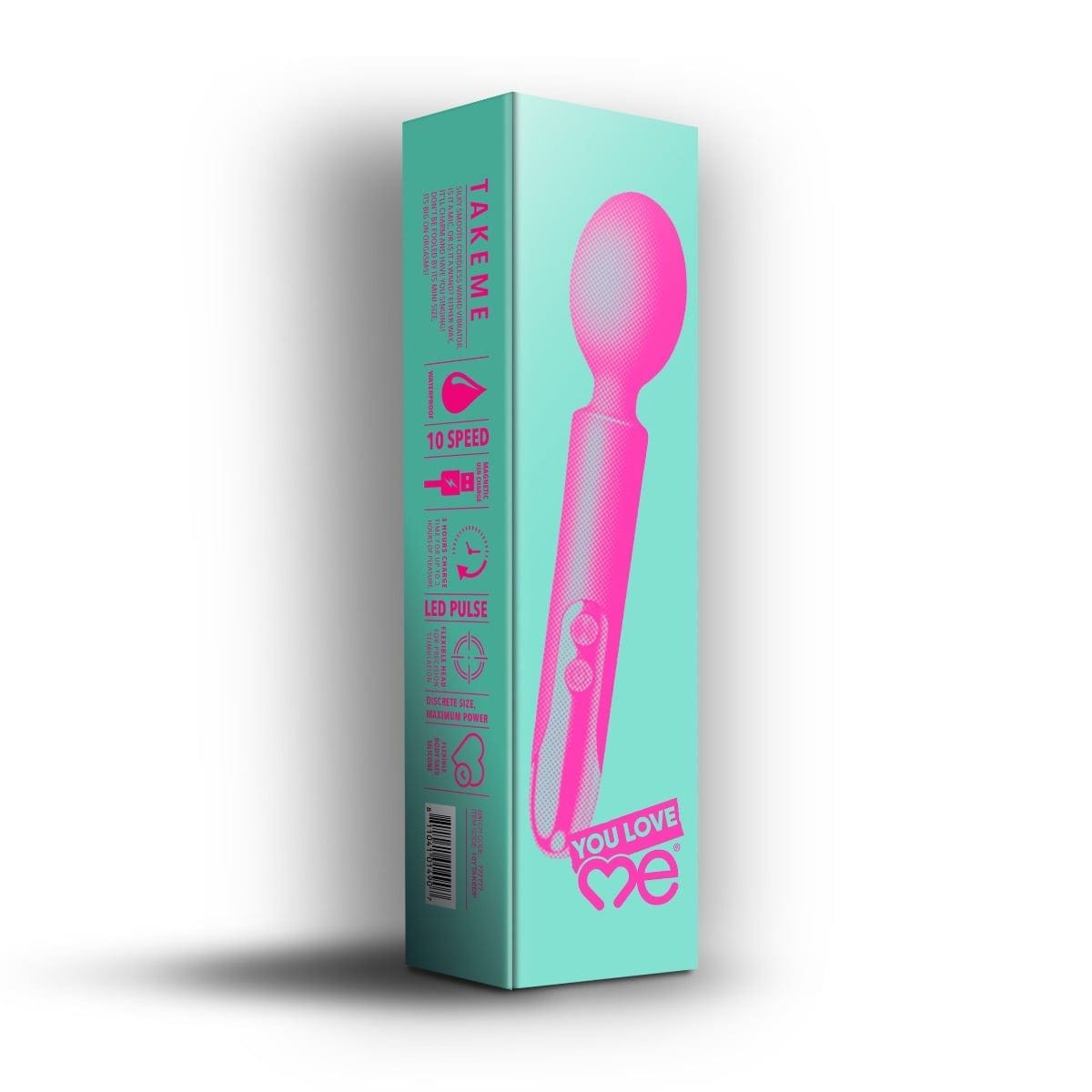 You Love Me Wand Vibrators You Love Me Take Me Wand Vibrator Pink - Multiple Vibration Modes