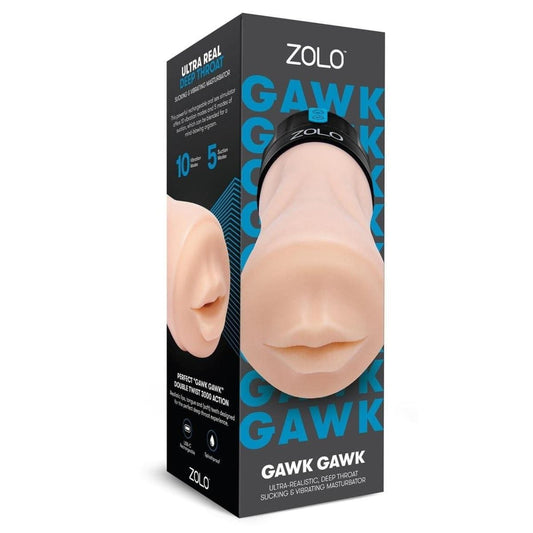 Zolo Male Masturbators Zolo Vibrating Deep Throat Gawk Gawk Blowout - Vibrating, Textured Sleeve