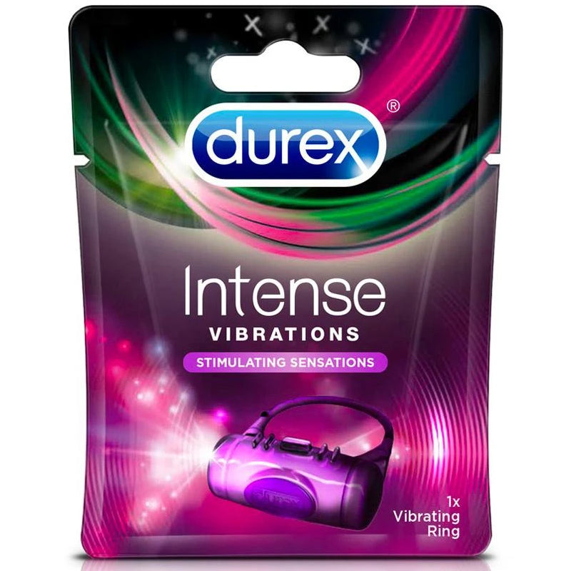 Durex Intense Vibrating Penis Cock Ring Stretchy Sex Toy