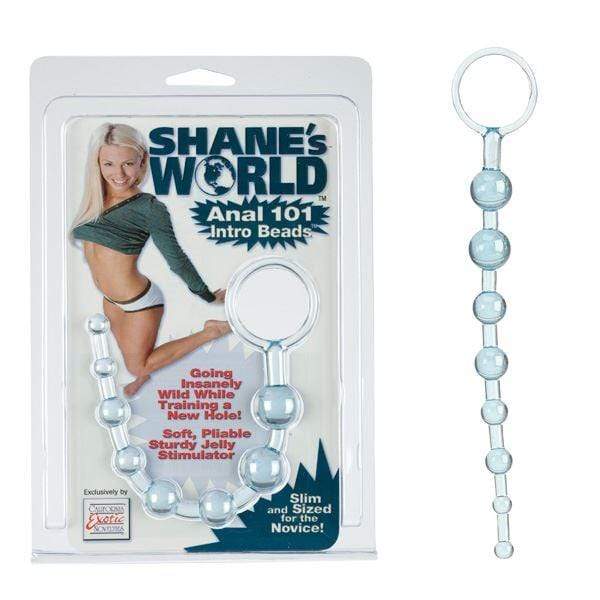 Shanes World Anal Beads Soft Jelly Graduated Blue - Spanksy