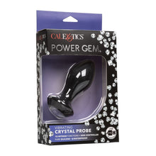Load image into Gallery viewer, California Exotics Butt Plugs Power Gem Vibrating Crystal Probe
