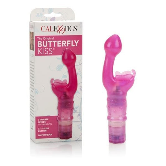 The Original Butterfly Kiss Clitoral Vibrator and G Spot Massager Pink - Spanksy