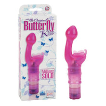Load image into Gallery viewer, California Exotics G Spot Vibrator The Original Butterfly Kiss Clitoral Vibrator and G Spot Massager Pink
