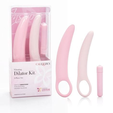 Inspire Vibrating Dilator 3-Piece Set - Pink - Spanksy