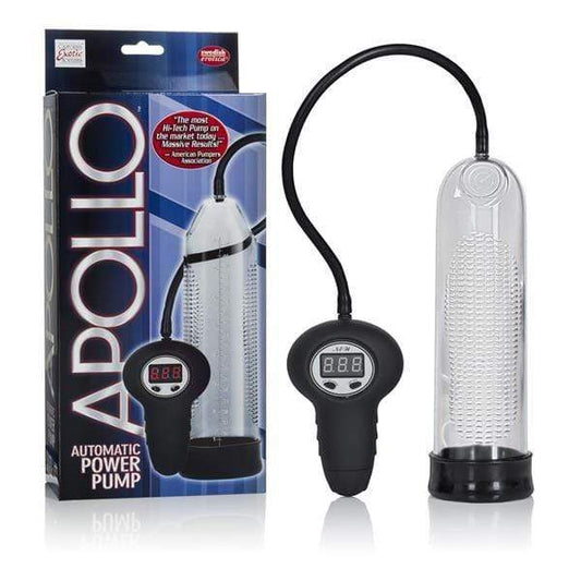 California Exotics Penis Pumps Apollo Auto Power Vacuum Penis Pump Erection Enlarger Stamina Enhancer