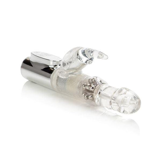 Platinum Jack Rabbit Vibrator Massager Silver - Spanksy
