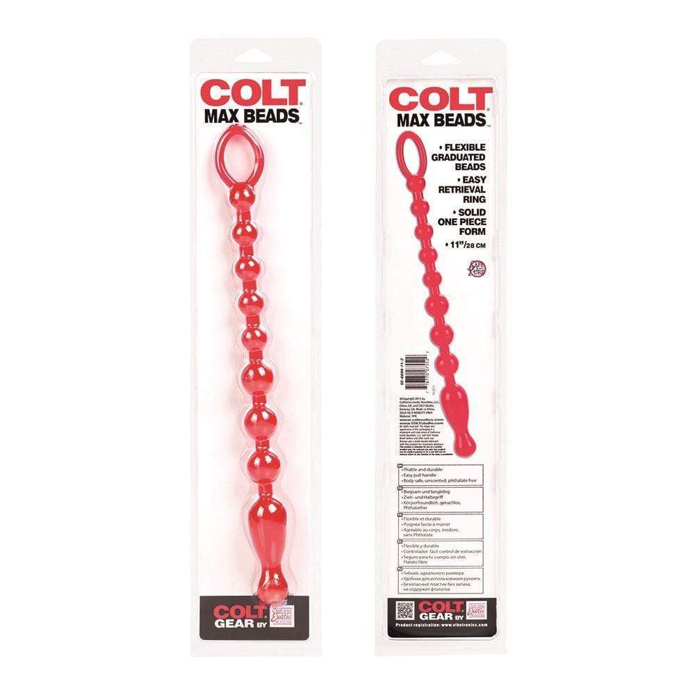 Colt Range Anal Beads COLT Max Anal Beads - Red