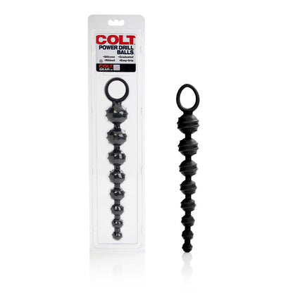 COLT Power Drill Balls - Black Anal Beads - Spanksy