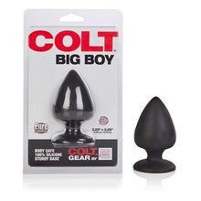 Load image into Gallery viewer, Colt Range Butt Plugs COLT Big Boy Silicone Large Anal Butt Plug Black
