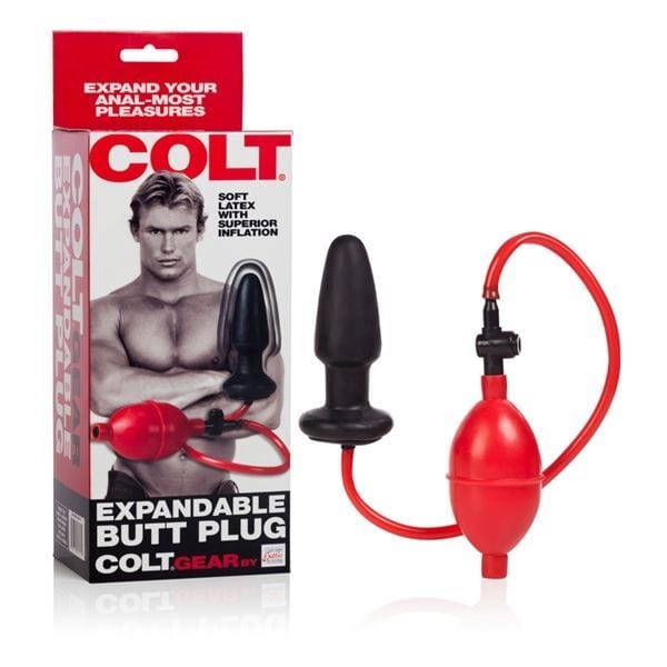 Colt Range Butt Plugs COLT Expandable Inflatable Anal Butt Plug Black