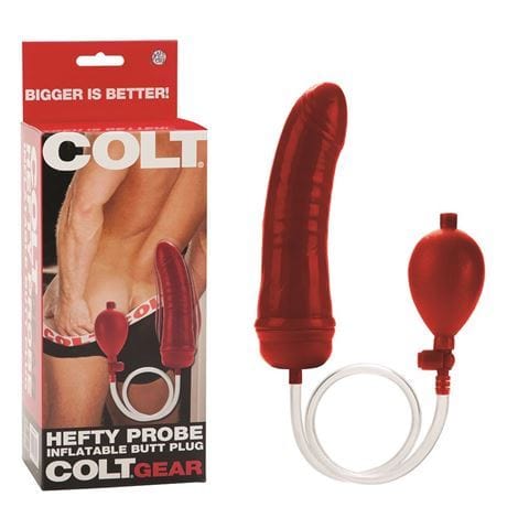 Colt Range Butt Plugs COLT Hefty Probe Inflatable Butt Plug - Red