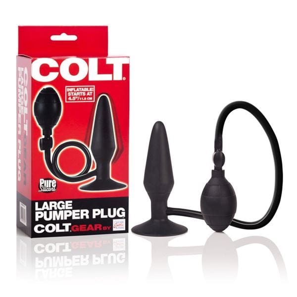 Colt Range Butt Plugs COLT Large Pumper Inflatable Anal Butt Plug Black