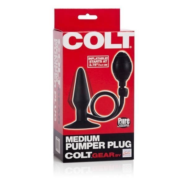 Colt Range Butt Plugs COLT Medium Pumper Inflatable Anal Butt Plug Black