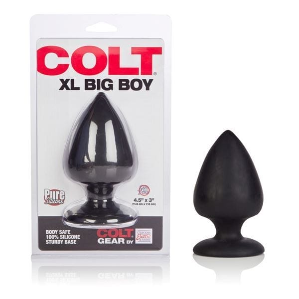 Colt Range Butt Plugs COLT XL Big Boy Silicone Anal Butt Plug Black